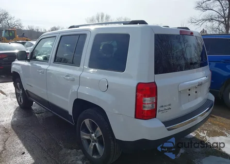 2016 Jeep Patriot High Altitude Edition z USA, uszkodzony, nr VIN 1C4NJRFB3GD501144